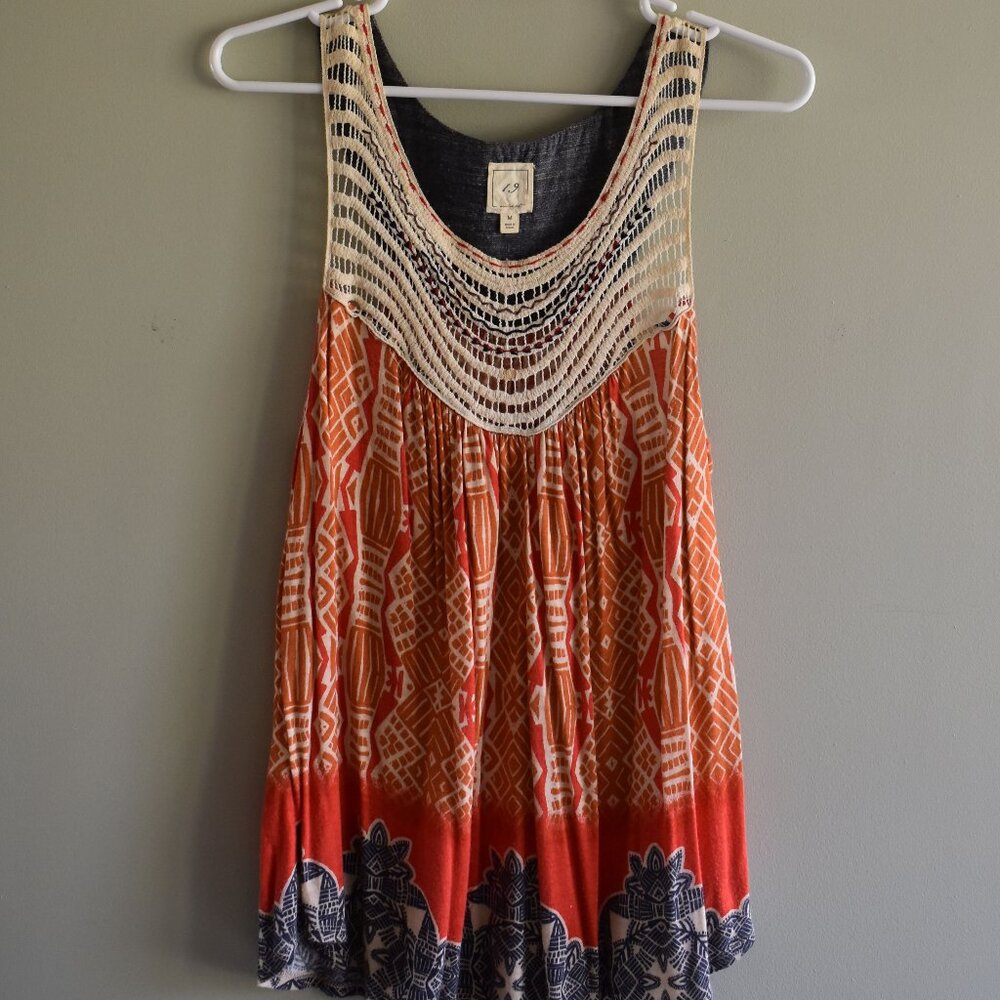 1.9 One Sept for Anthropologie Aztec Tank Top